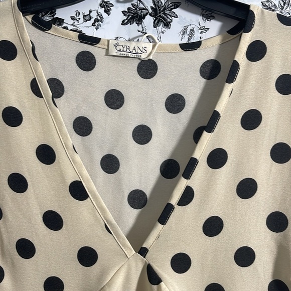 Gyrans Dance Flowers Polka Dot Dress - Picture 4 of 7